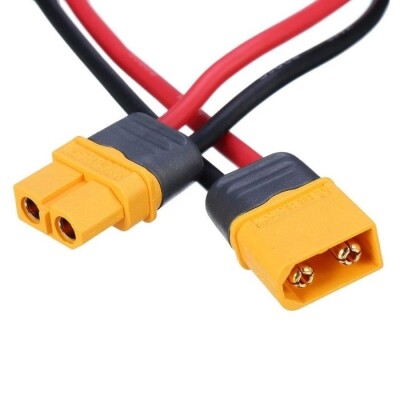 XT60H Female - XT60H Male Converter Cable - 10cm - 2