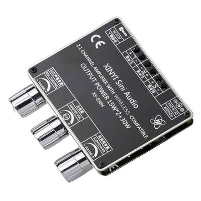 XY-E30H 2x15W + 30W Bluetooth 5.0 2.1 Channel Amplifier Module - 2