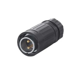 YA-20-C02PE-01-001 2-Pin Waterproof Connector - Male - 1