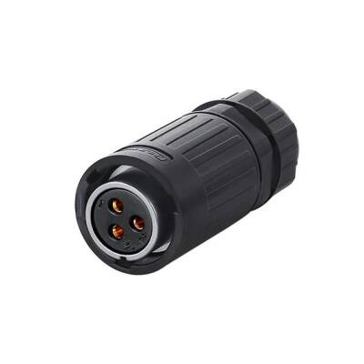 YA-20-J03PE-01-001 3-Pin Waterproof Connector - Female - 1