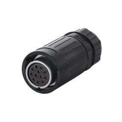 YA-20-J12PE-01-001 12-Pin Waterproof Connector - Female 