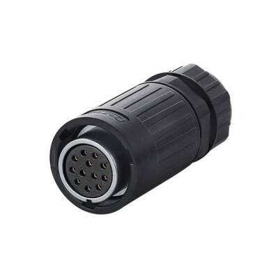 YA-20-J12PE-01-001 12-Pin Waterproof Connector - Female - 1