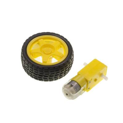 Yellow Motor - Wheel Set 6V 250RPM - 2