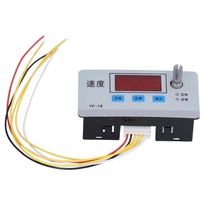 YF-18 Stepper Motor Speed Controller with Digital Display 8-24V DC - 1