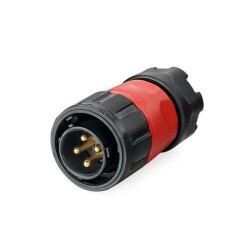 YM-20-C04PE-02-001 4-Pin Waterproof Connector - Male - 1