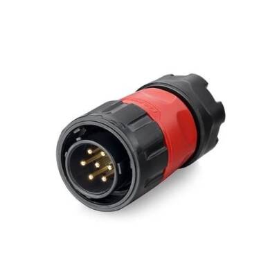 YM-20-C07PE-02-001 7-Pin Waterproof Connector - Male - 1