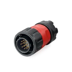 YM-20-C12PE-02-001 12-Pin Waterproof Connector - Male - 1