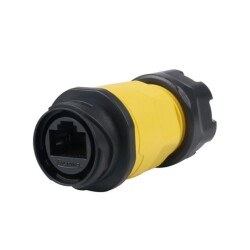 YM-20-J/RJ45/213/PP-42-001 Waterproof Ethernet Connector - Female 