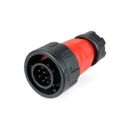 YM-24-C10PE-02-001A 10-Pin Waterproof Connector - Male 