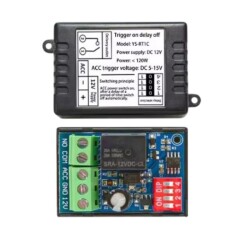 YS-RT1C 12V Delayed Time Relay 0-60s - Triggered 