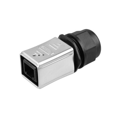 YT-RJ45-CPE-03-001 Waterproof Ethernet Connector - Male - 1