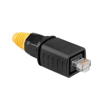 YT-RJ45-CPE-05-001 Waterproof Ethernet Connector - Male - 2