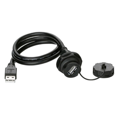 YU-USB2-FS-MP-1M-001A Su Geçirmez Dişi-Erkek USB Konnektör - 1M Kablo - 1