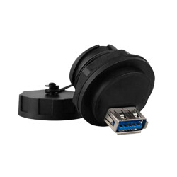 YU-USB3-JSX-01-001 Waterproof USB Connector - Female - 2