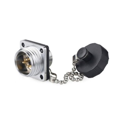 YW-16-C03SX-03-401 3-Pin Waterproof Connector - Male - 1