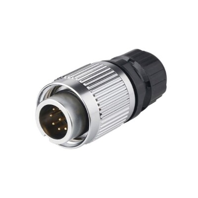 YW-16-C09PE-03-001 9-Pin Waterproof Connector - Male - 1