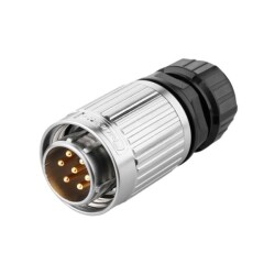 YW-20-C07PE-03-001 7-Pin Waterproof Connector - Male 