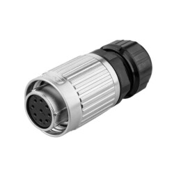 YW-20-J09PE-03-001 9-Pin Waterproof Connector - Female 