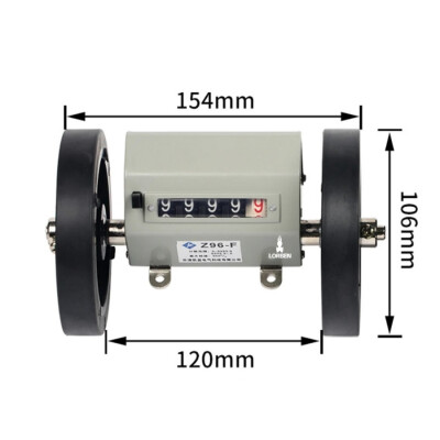 Z96-F 5-Digit Wheeled Mechanical Length Counter - 3