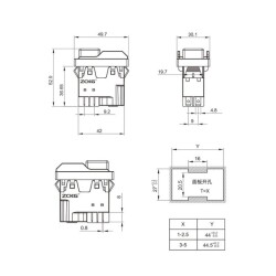 ZCD-01 4-Pin Elektromanyetik Switch - 2