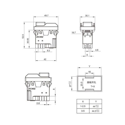 ZCD-01 4-Pin Elektromanyetik Switch - 2