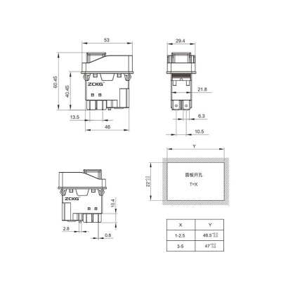 ZCD-02 4-Pin Electromagnetic Switch - 2