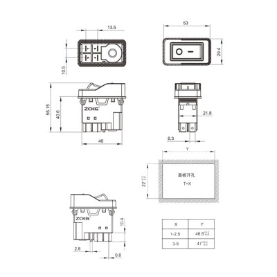 ZCD-02C 4-Pin Elektromanyetik Switch - 2