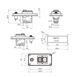 ZCD-02FL 4-Pin Electromagnetic Switch - Boxed - 3