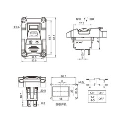 ZCK-01D 4-Pin Electromagnetic Switch - 3