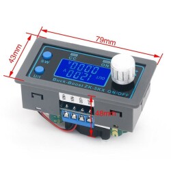 ZK-5KX 0.6-36V 5A Voltage Reducer - Amplifier Module with Display - 4