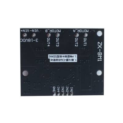 ZK-BM1 10A 3-18V DC PWM Dual Motor Driver - 3