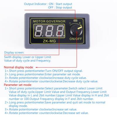 ZK-MG DC 5V-30V 5A PWM Motor Speed Control Card - 3