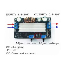 ZK-SJ4 60W Voltage Stepper - Amplifier Module Solar Charging Circuit - 3