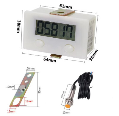 ZX-5 5-Digit Magnetic Sensor Digital Counter - 3